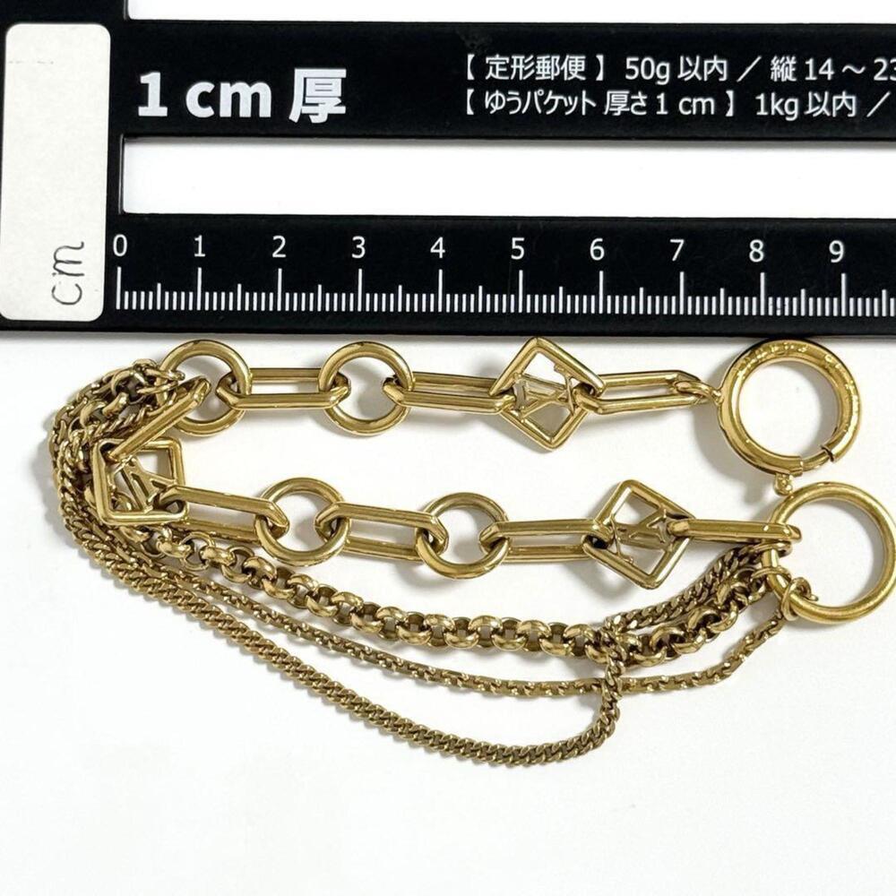 LOUIS VUITTON Gold Charm Bracelet - Picture 9 of 10